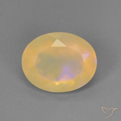 Opale Multicolore naturale da 1.59 ct, Ovale, Trasparente