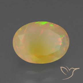 Opale Multicolore naturale da 1.81 ct, Ovale, Traslucido