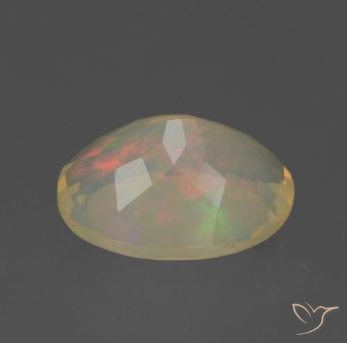 Opale Multicolore naturale da 1.59 ct, Ovale, Trasparente