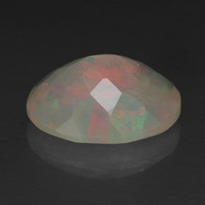 Opale naturale multicolore da 1,99 ct, trasparente, trasparente/traslucido
