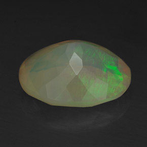 Opale naturale multicolore da 2,18 ct, trasparente, trasparente/traslucido