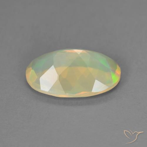 Opale Multicolore naturale da 1.42 ct, Ovale, Trasparente