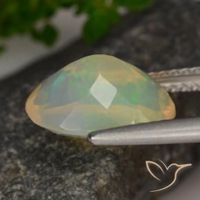 Opale Multicolore naturale da 1.88 ct, Ovale, Trasparente