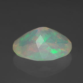 Opale naturale multicolore da 1,96 ct, trasparente, trasparente/traslucido