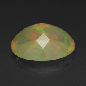 Opale naturale multicolore da 1,52 ct, trasparente, trasparente/traslucido