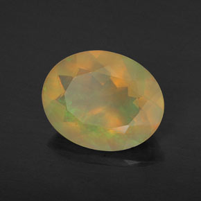 Opale naturale multicolore da 1,36 ct, trasparente, trasparente/traslucido