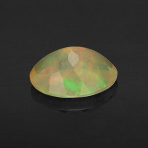 Opale naturale multicolore da 1,36 ct, trasparente, trasparente/traslucido