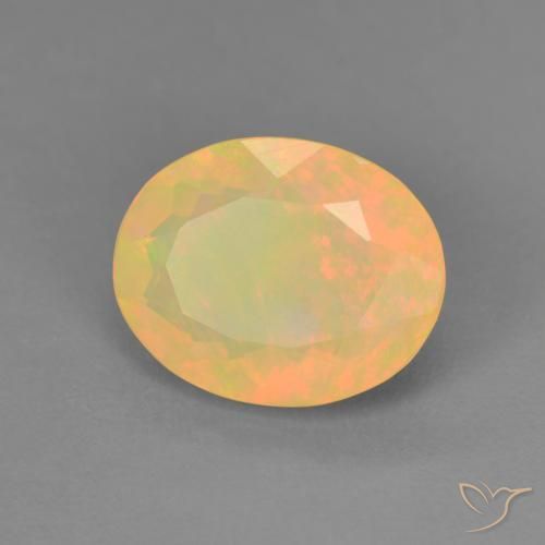 Opale Multicolore naturale da 1.75 ct, Ovale, Traslucido