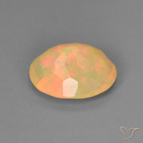 Opale Multicolore naturale da 1.75 ct, Ovale, Traslucido