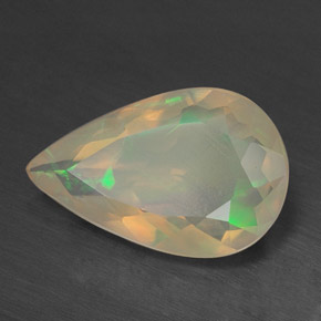 Opale naturale multicolore da 1,99 ct, trasparente, trasparente/traslucido