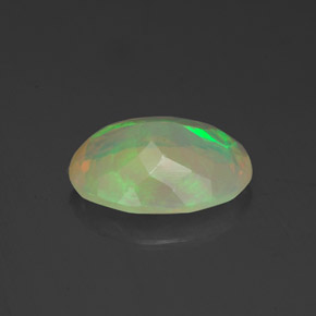 Opale naturale multicolore da 1,36 ct, trasparente, trasparente/traslucido