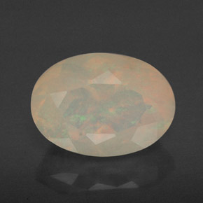 Opale naturale multicolore da 1,86 ct, trasparente, trasparente/traslucido