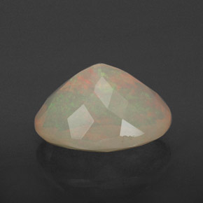 Opale naturale multicolore da 1,86 ct, trasparente, trasparente/traslucido