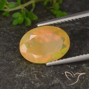 Opale Multicolore naturale da 1.87 ct, Ovale, Traslucido