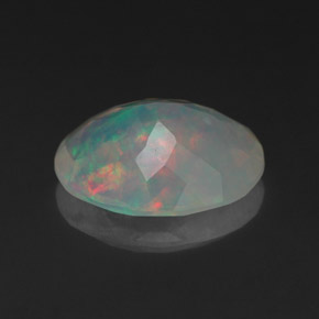 Opale naturale multicolore da 1,88 ct, trasparente, trasparente/traslucido
