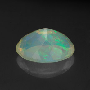 Opale naturale multicolore da 1,93 ct, trasparente, trasparente/traslucido