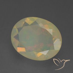 Opale Multicolore naturale da 1.71 ct, Ovale, Trasparente