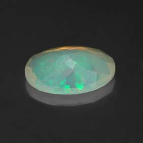 Opale naturale multicolore da 1,12 ct, trasparente, trasparente/traslucido