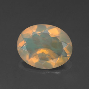 Opale naturale multicolore da 1,39 ct, trasparente, trasparente/traslucido