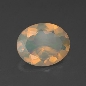 Opale naturale multicolore da 1,39 ct, trasparente, trasparente/traslucido