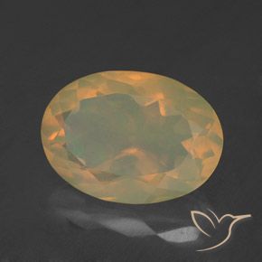 Opale Multicolore naturale da 1.74 ct, Ovale, Trasparente