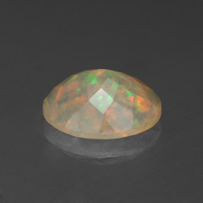 Opale naturale multicolore da 1,39 ct, trasparente, trasparente/traslucido