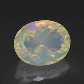 Opale naturale multicolore da 2,11 ct, trasparente, trasparente/traslucido