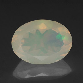 Opale naturale multicolore da 1,97 ct, trasparente, trasparente/traslucido