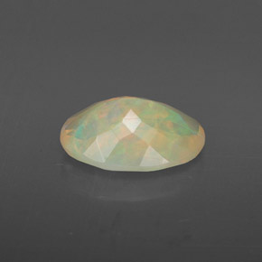 Opale naturale multicolore da 1,38 ct, trasparente, trasparente/traslucido