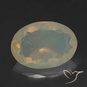 1.74ct Naturale Multicolore Opale, Ovale, Trasparente