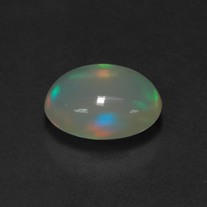 Opale naturale multicolore da 1,04 ct, trasparente, trasparente/traslucido