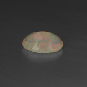 Opale naturale multicolore da 0,45 ct, trasparente, trasparente/traslucido