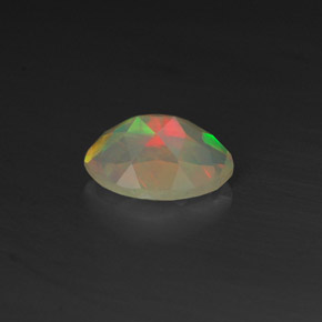 Opale naturale multicolore da 0,50 ct, trasparente, trasparente/traslucido