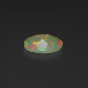 Opale naturale multicolore da 0,37 ct, trasparente, trasparente/traslucido