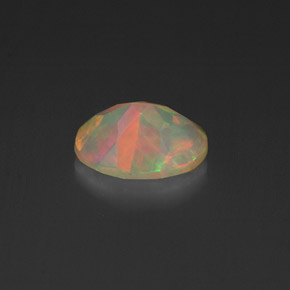 Opale naturale multicolore da 0,46 ct, trasparente, trasparente/traslucido