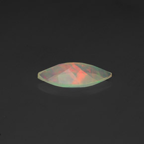 Opale naturale multicolore da 0,56 ct, marchesa, trasparente
