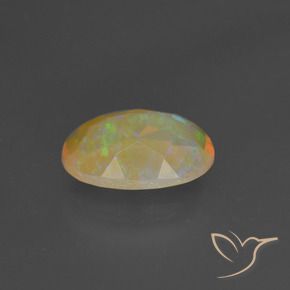Opale Multicolore naturale da 1.07 ct, Ovale, Traslucido