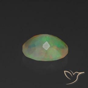 Opale Multicolore naturale da 1.07 ct, Ovale, Trasparente