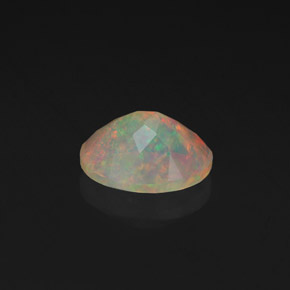 Opale naturale multicolore da 1,19 ct, trasparente, trasparente/traslucido