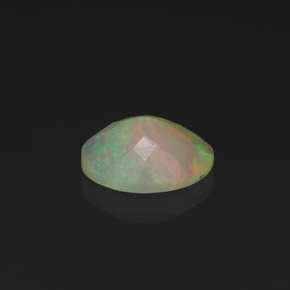 Opale naturale multicolore da 0,98 ct, trasparente, trasparente/traslucido