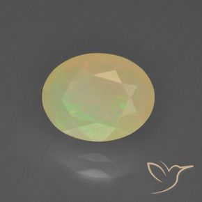 Opale Multicolore naturale da 1.09 ct, Ovale, Traslucido