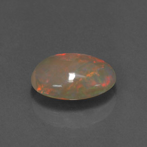 Opale naturale multicolore da 1,77 ct, trasparente, trasparente/traslucido