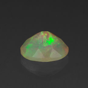 Opale naturale multicolore da 0,87 ct, trasparente, trasparente/traslucido
