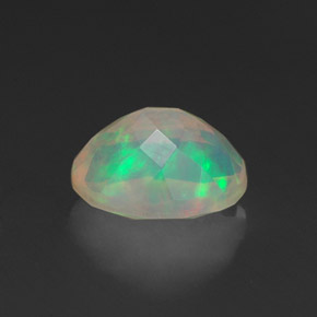 Opale naturale multicolore da 0,96 ct, trasparente, trasparente/traslucido