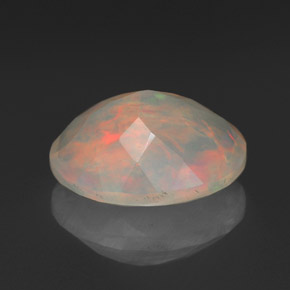 Opale naturale multicolore da 1,46 ct, trasparente, trasparente/traslucido