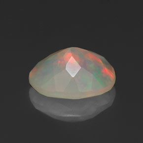 Opale naturale multicolore da 1,12 ct, trasparente, trasparente/traslucido