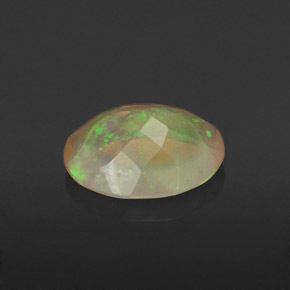Opale naturale multicolore da 1,37 ct, trasparente, trasparente/traslucido