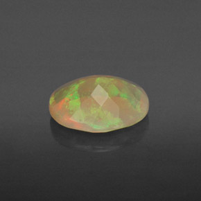 Opale naturale multicolore da 1,10 ct, trasparente, trasparente/traslucido