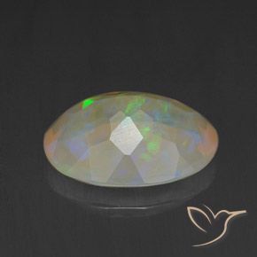 Opale Multicolore naturale da 1.37 ct, Ovale, Trasparente