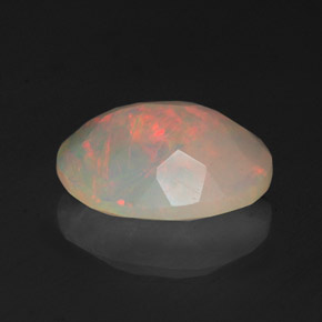 Opale naturale multicolore da 1,57 ct, trasparente, trasparente/traslucido